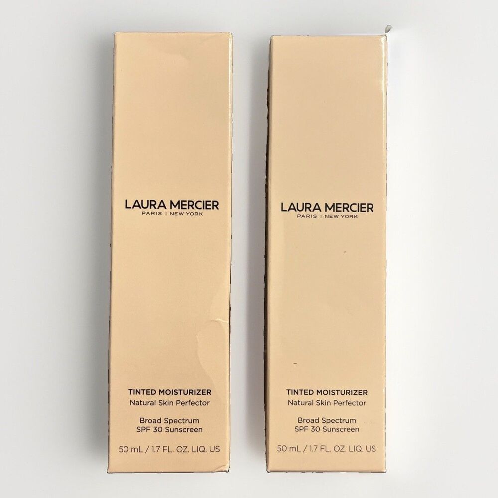 2 Laura Mercier Tinted Moisturizer Natural Skin Perfector SPF30 GANACHE 6W1 5oml